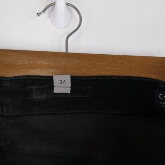 Citizens Of Humanity Cara High Rise Cigarette Ankle Green Velvet 24 - Picture 12 of 12